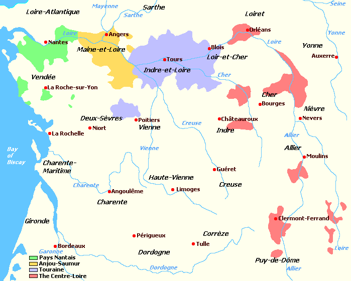 Loire Valley Wine Regions