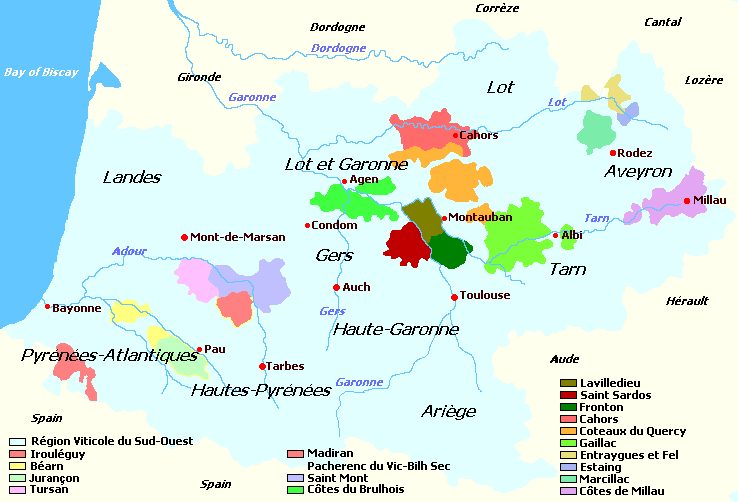 South West Wine Regions