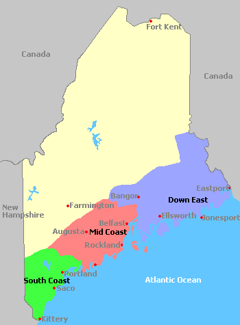 Map of Maine